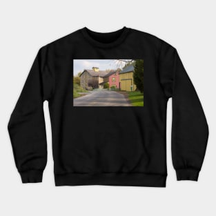 Amish street scene Crewneck Sweatshirt